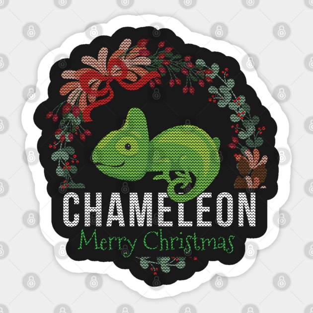 Chameleon Ugly Christmas Sweater Design Chameleon Christmas Chameleon Knitted Design T-Shirt Sweater Hoodie Iphone Samsung Phone Case Coffee Mug Tablet Case Gift Sticker by giftideas